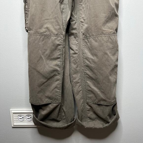 Duluth Trading Co. Women's Heirloom Gardening Bibs Overalls Taupe Brown XS x 31 - Picture 4 of 13
